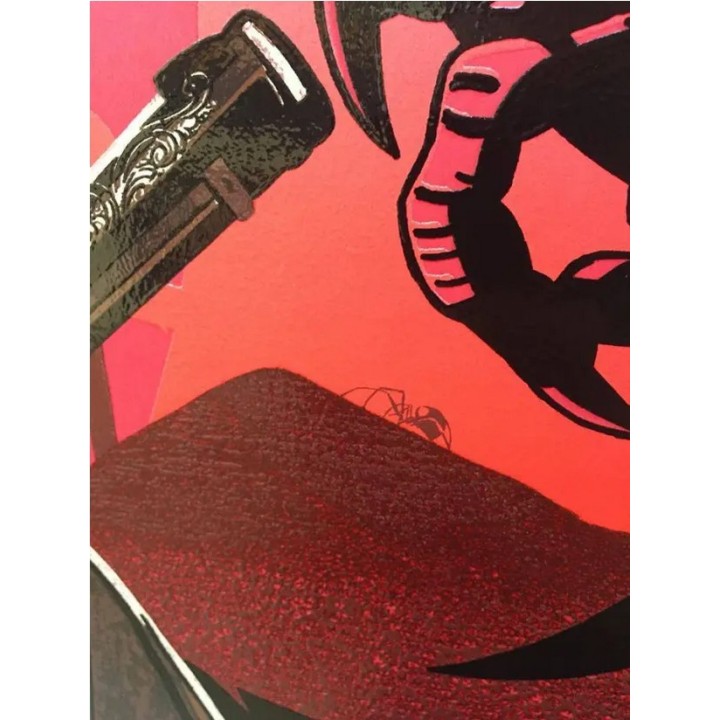 The Red Fields of None - THE DARK INKER - NUMEROTEE - 61X91CM