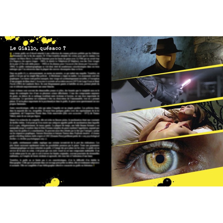 Jaune comme le sang  - Le Giallo, un genre (?) qui en savait trop - Volume 1 (1929-1969) - 120ex + signé + numéroté + 4 Lobby.